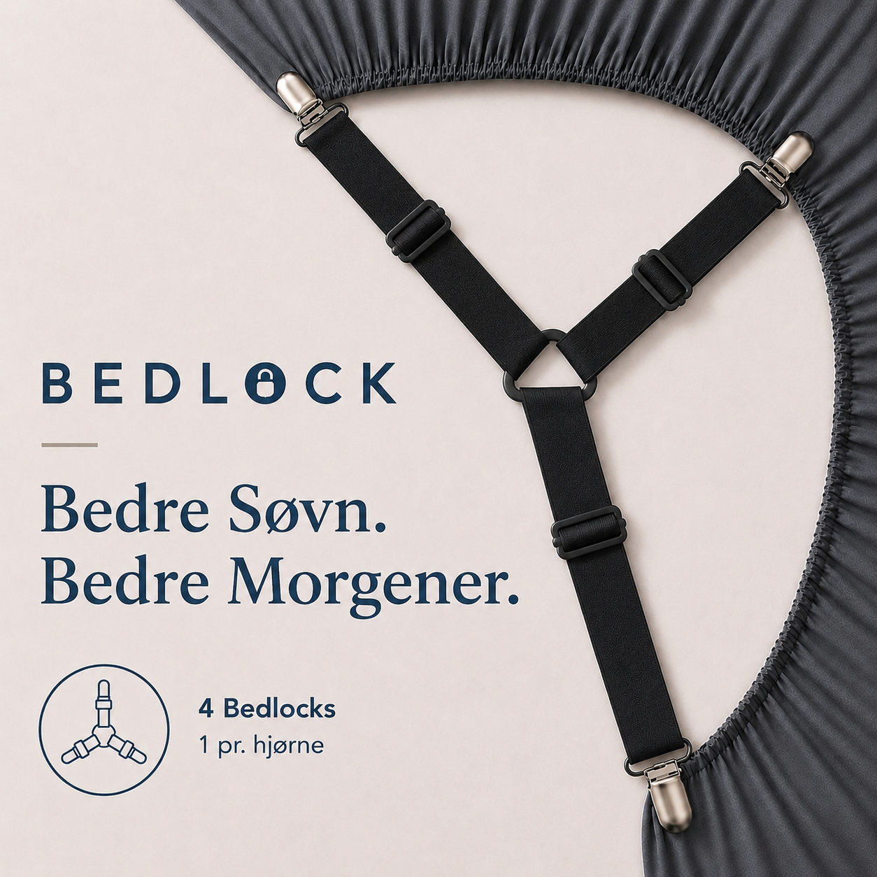 Bedlock – Lås dit lagen fast. Lås søvnen op.