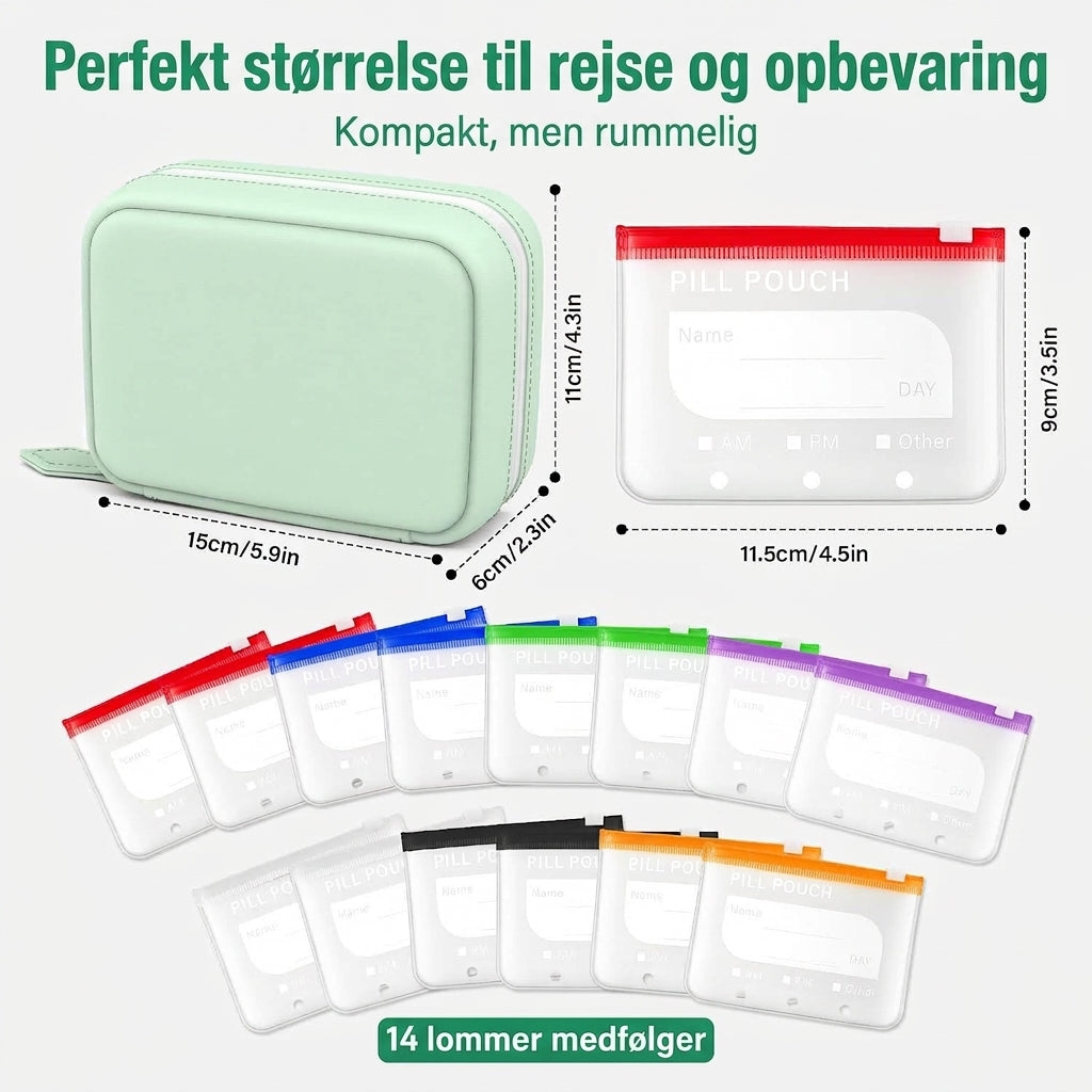 Pillfolio – Kompakt pilleæske