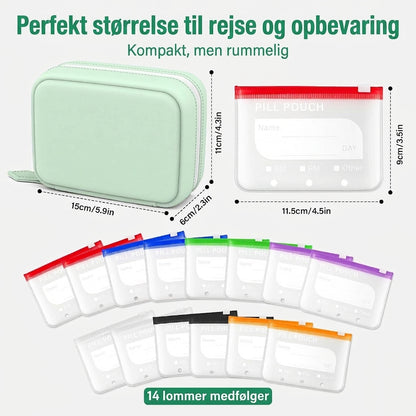 Pillfolio – Kompakt pilleæske